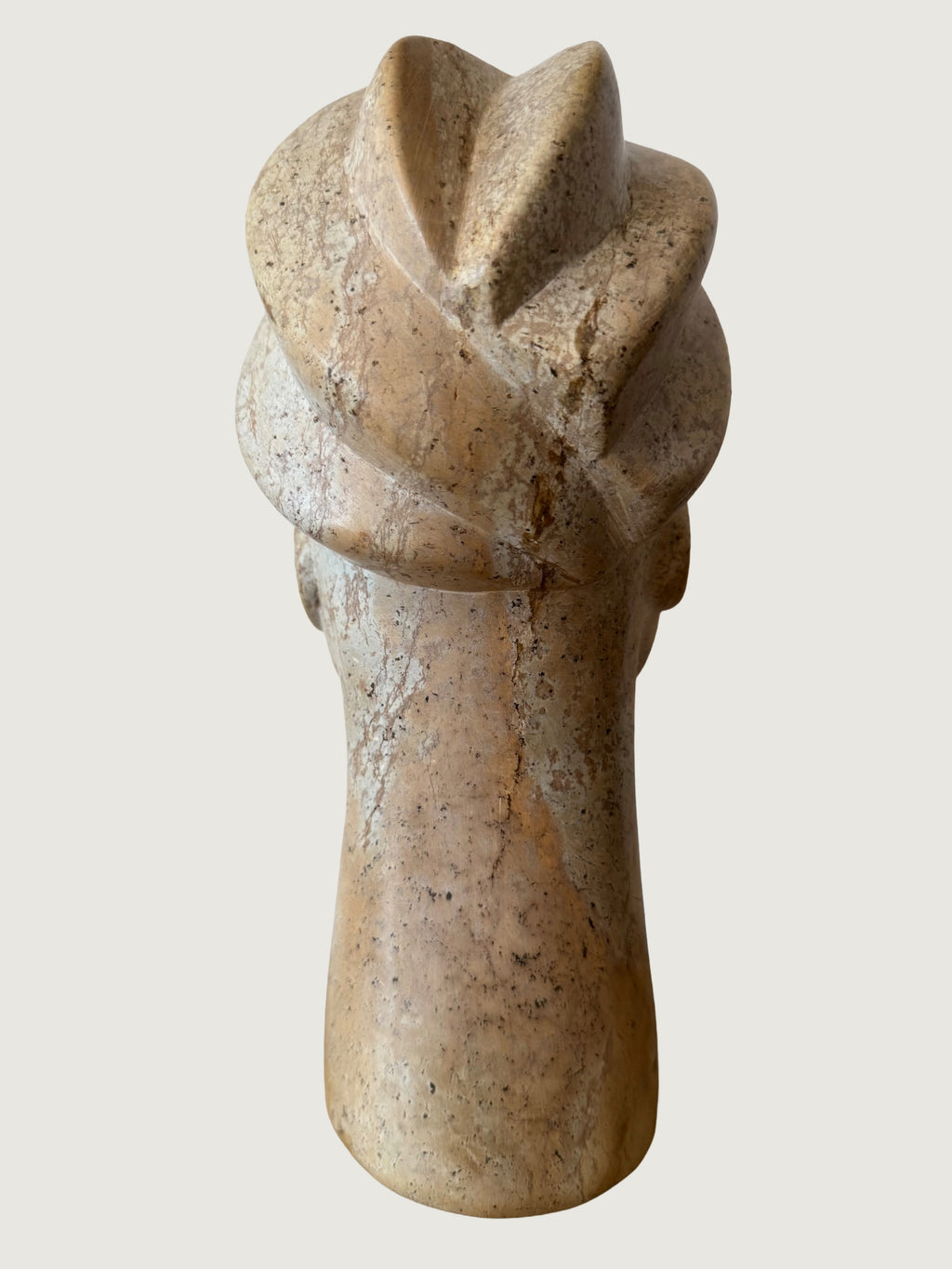 Mbigou stone sclupture from Gabon titled Tete Haute